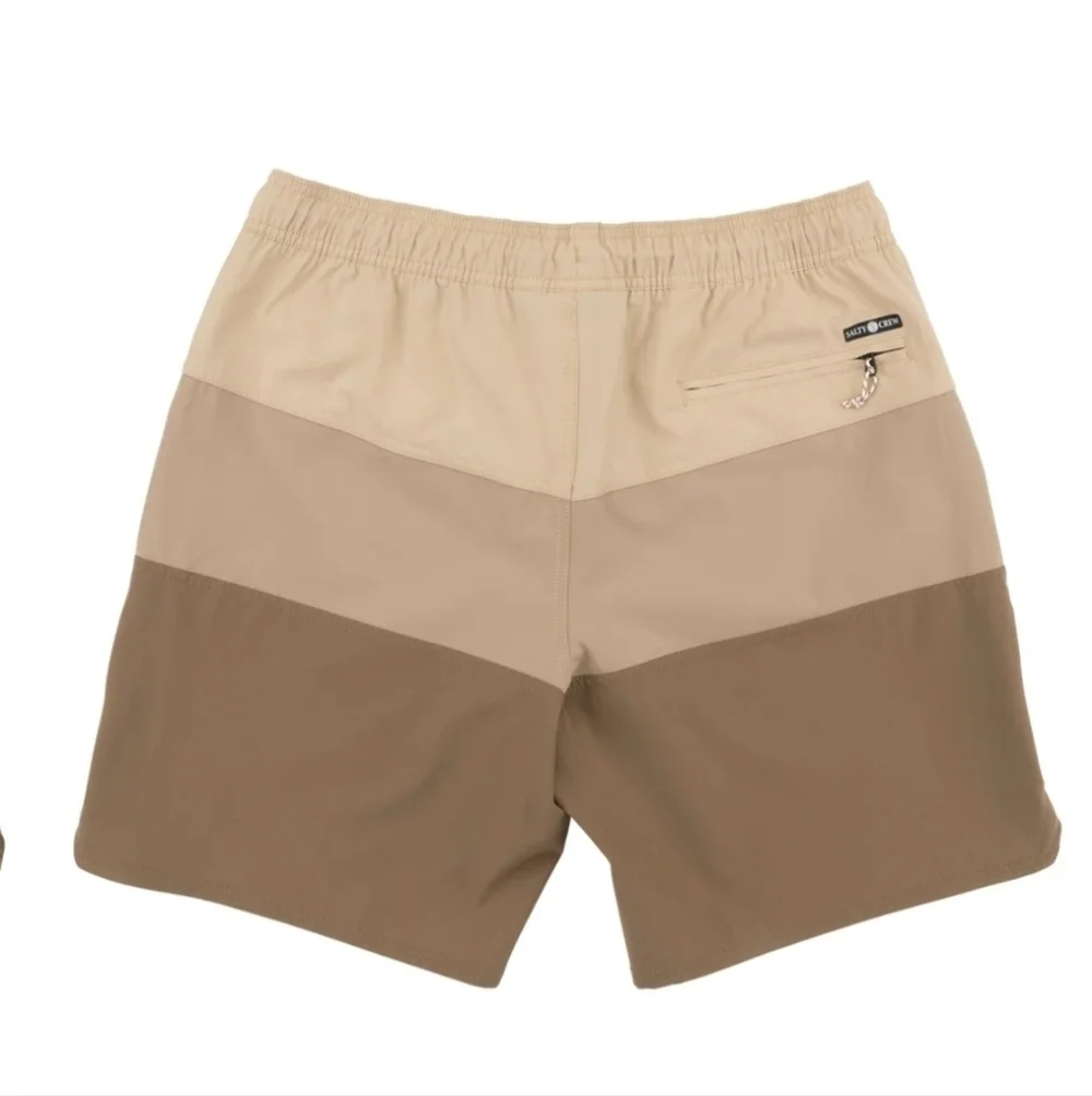 Salty Crew Boardshorts Beacon 2 Elastic -Sand Size Small
